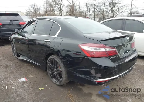 2017 Honda Accord Touring V6 из США, поврежденный, VIN 1HGCR3F91HA007072